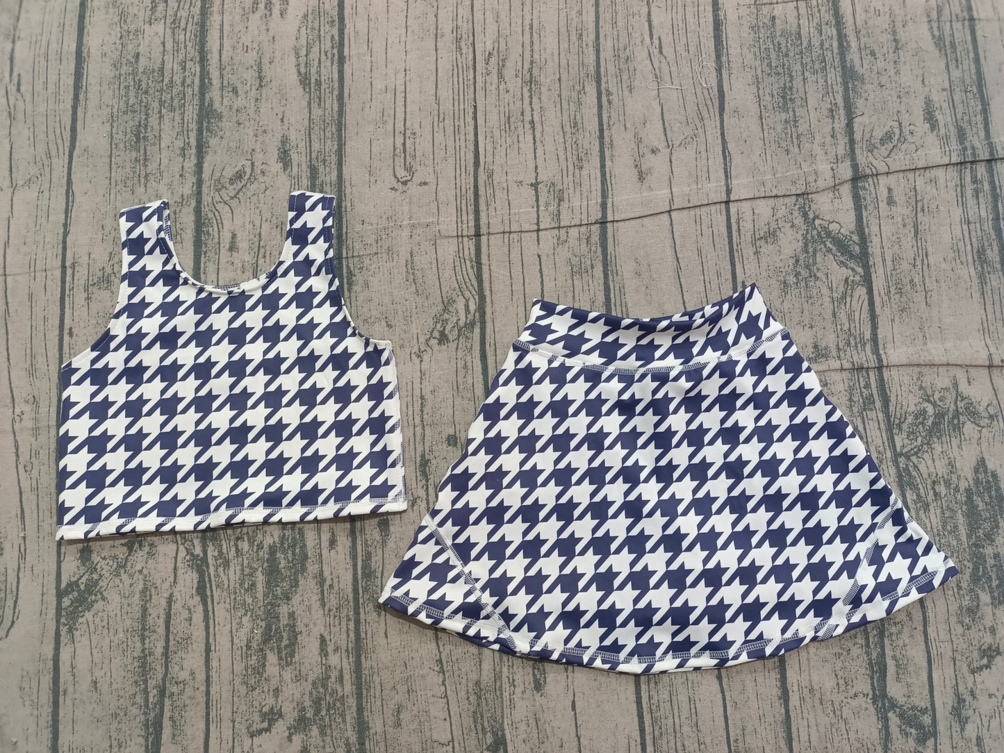 Pre-order GSD2858 girls black sleeveless skirt outfits yoga