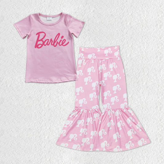 Girls Pink Barbie Outfits