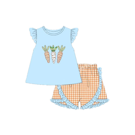 Pre-order GSSO1647 Girls flying sleeve carrot outfits（Deadline Dec.10）