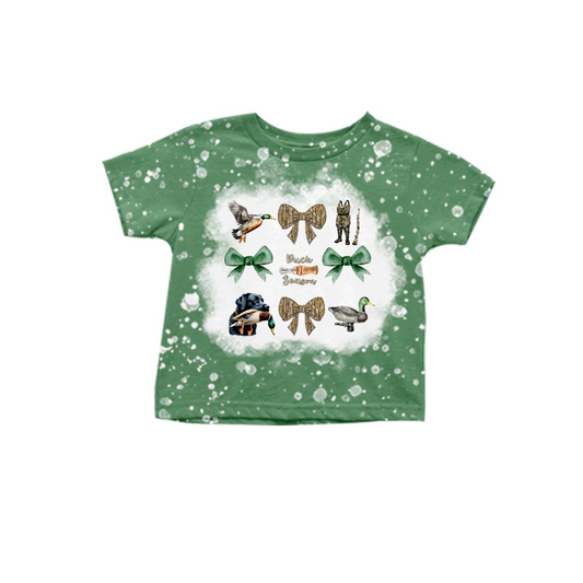 Pre-order GT0747 Girls bows baby T-shirt ( Deadline Sept. 18 )