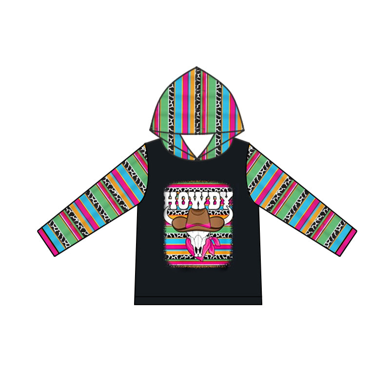 Pre-order GT0775 Girls western howdy hoodies ( Deadline Oct.1 )