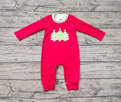 Pre-order LR1561 Baby boys Christmas tree romper