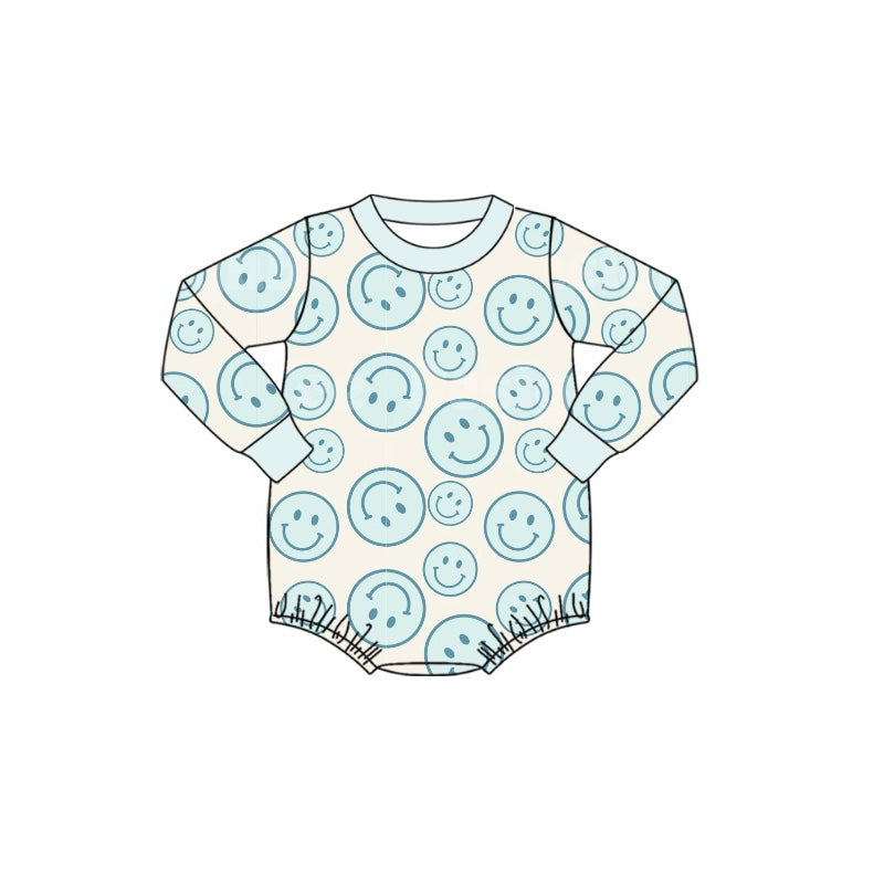 Pre-order LR1619 Baby boys smiling romper ( Deadline August 21 )