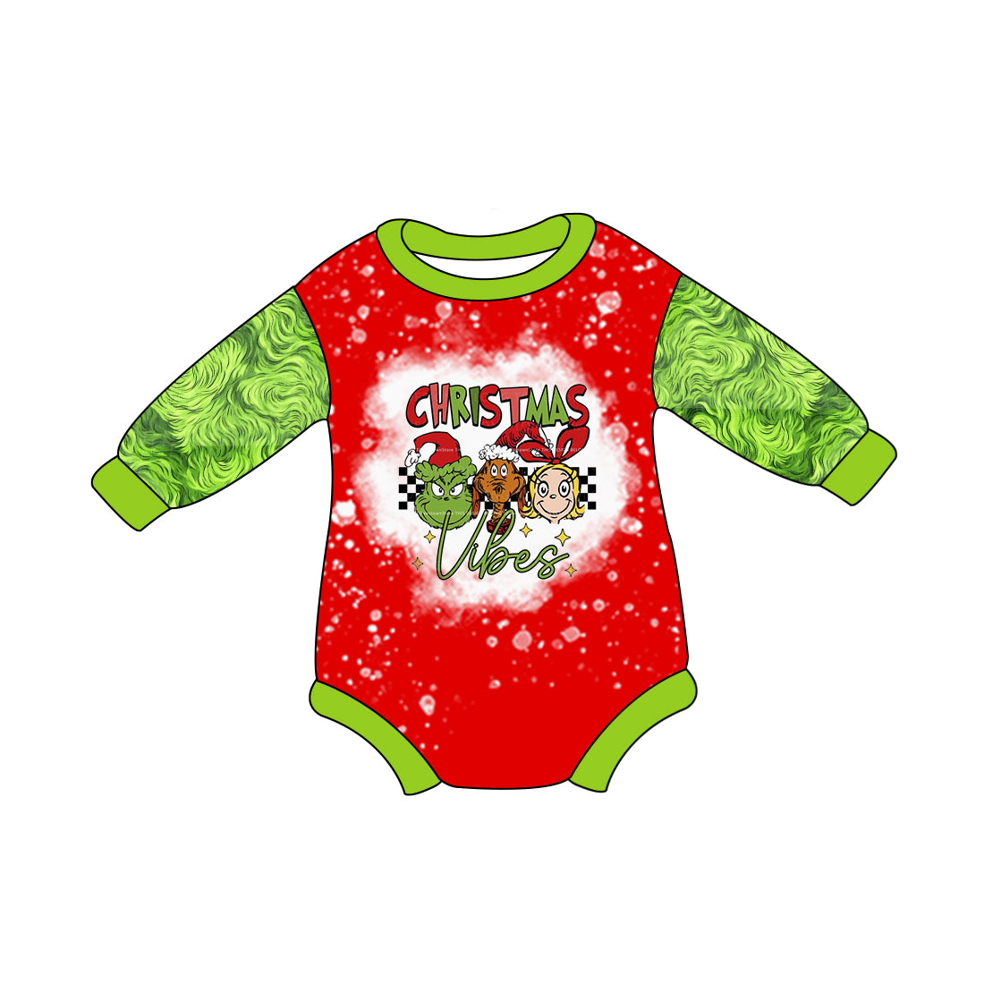 Pre-order LR1738 Baby girls Christmas romper ( Deadline September 2 )