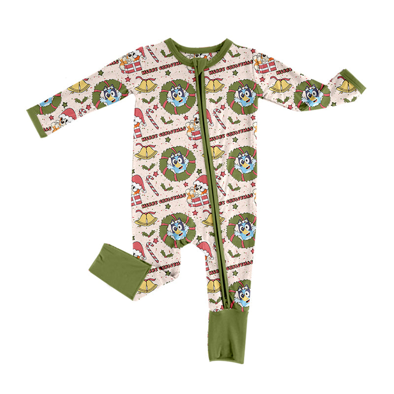 Pre-order LR1794 Baby boys Christmas zipper romper ( Deadline September 5 )