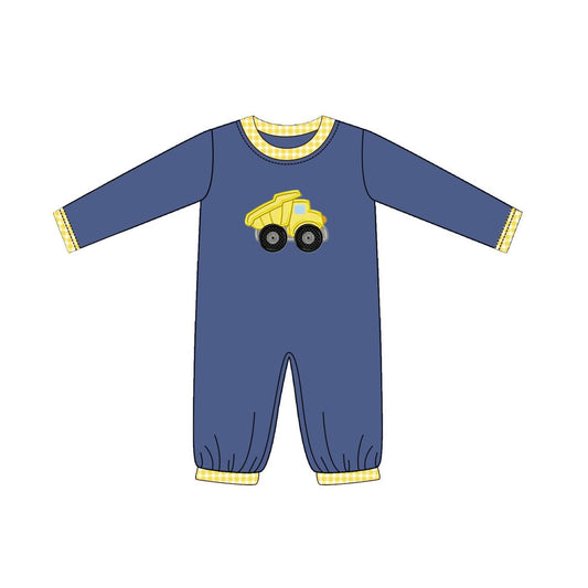 Pre-order LR1803 Baby boys truck romper ( Deadline September 9 )