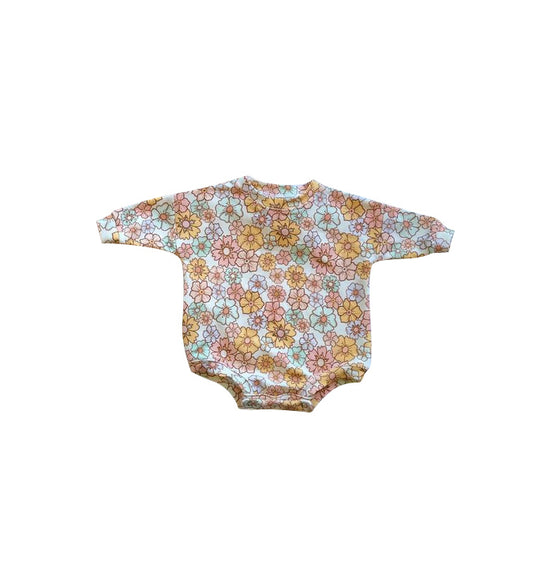 Pre-order LR1813 Baby girls floral romper ( Deadline September 11 )