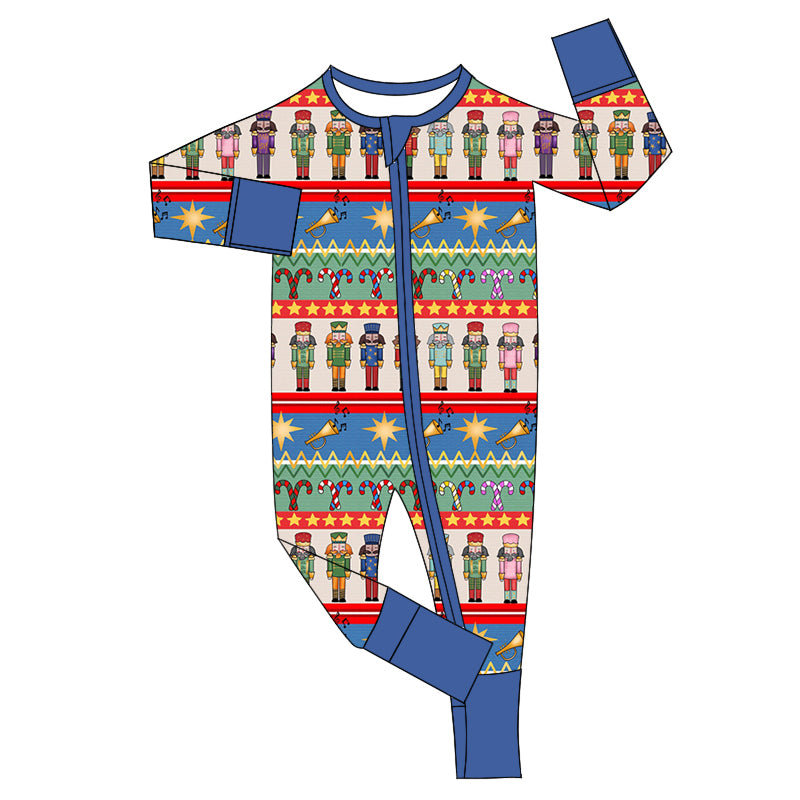 Pre-order LR1828 Baby boys Christmas zipper romper ( Deadline September 14 )