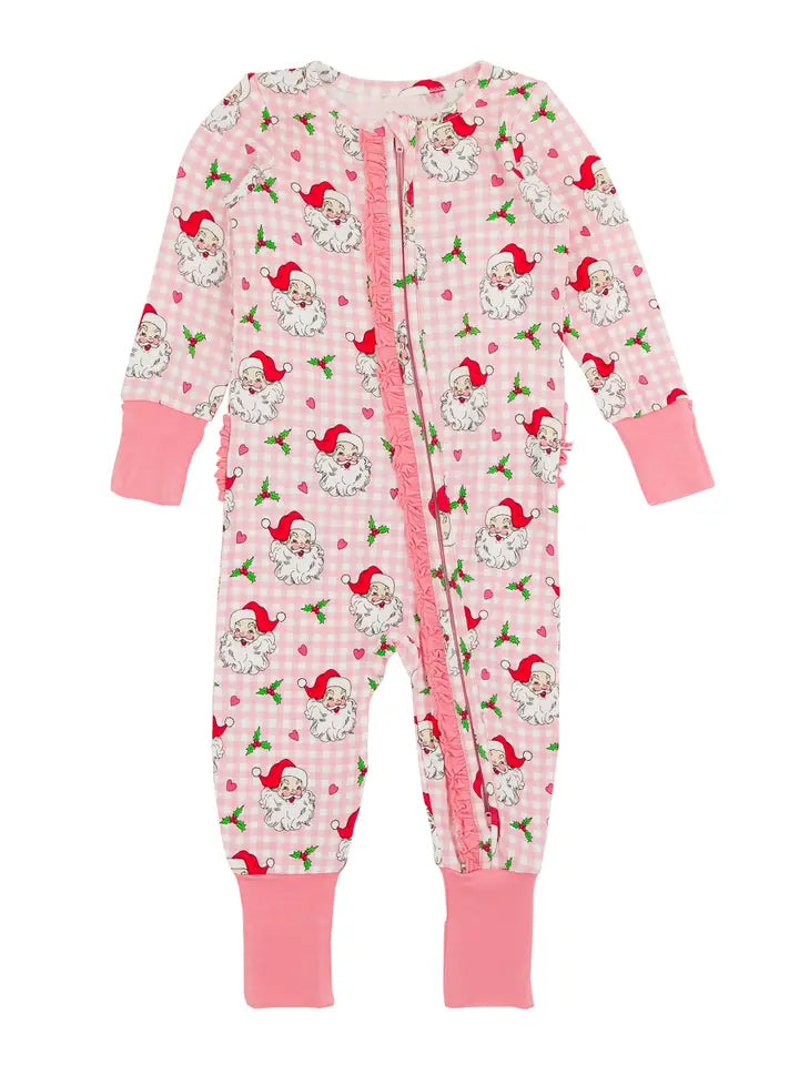 Pre-order LR1833 Baby girls Christmas zipper romper ( Deadline September 16 )