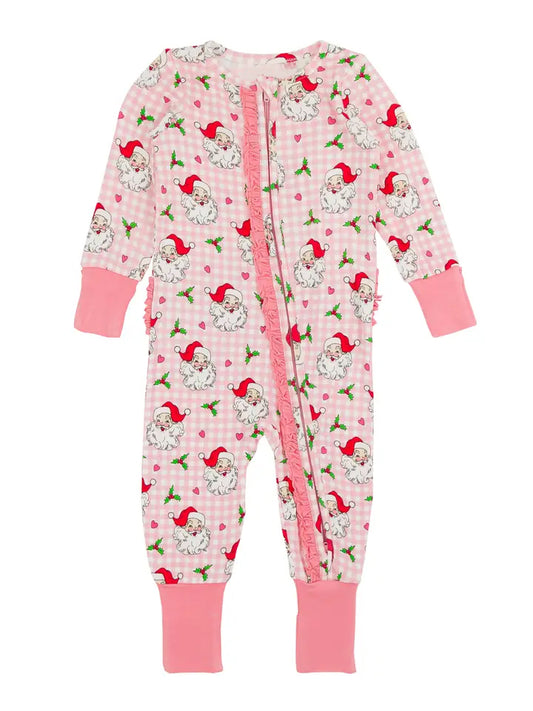 Pre-order LR1833 Baby girls Christmas zipper romper ( Deadline September 16 )