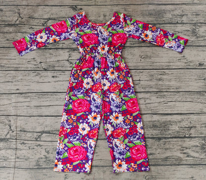 Pre-order LR1835 Girls floral Jumpsuit