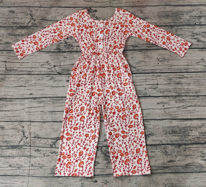 Pre-order LR1839 Girls floral Jumpsuit