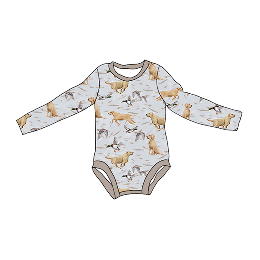 Pre-order LR1865 Baby boys hunting romper ( Deadline September 20 )