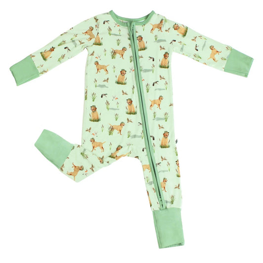 Pre-order LR1868 Baby boys dog zipper romper ( Deadline September 20 )