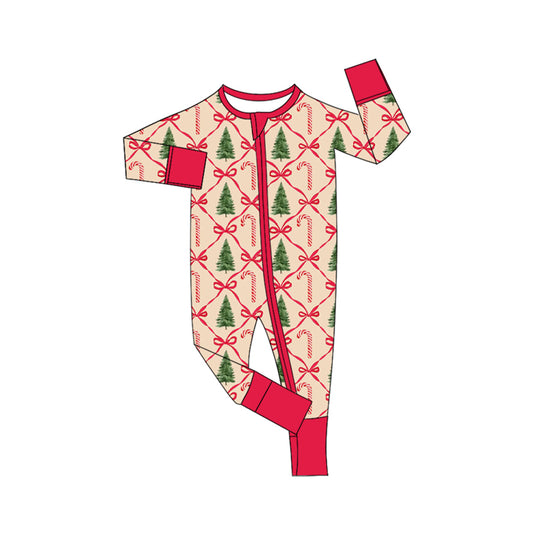 Pre-order LR1872 Baby girls Christmas zipper romper ( Deadline September 20 )