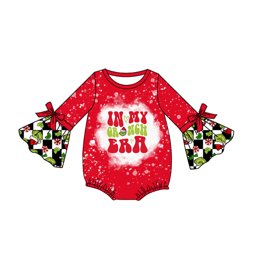 Pre-order LR1876 Baby girls Christmas romper ( Deadline September 21 )