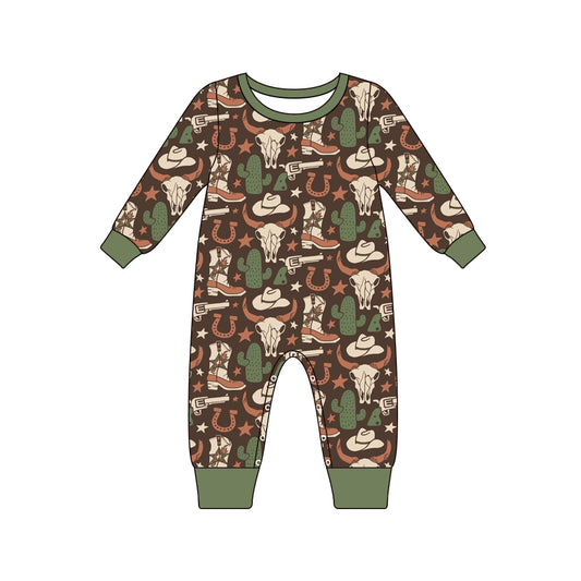 Pre-order LR1903 Baby boys western romper ( Deadline September 24 )