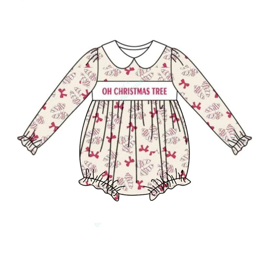 Pre-order LR1907 Baby girls Christmas romper ( Deadline September 24 )