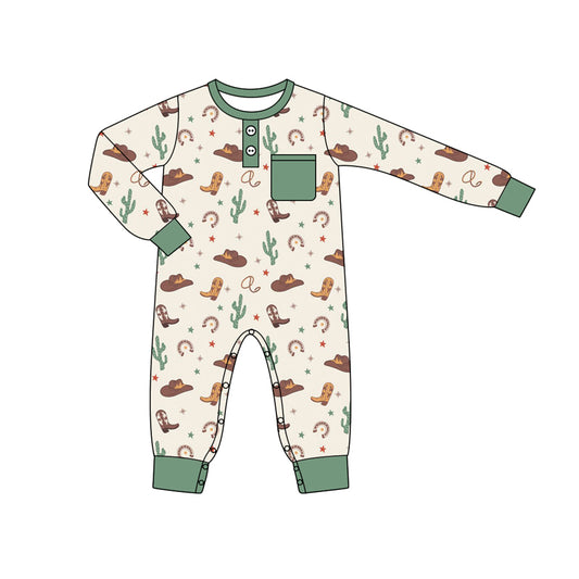 Pre-order LR1911 Baby boys western romper ( Deadline September 25 )