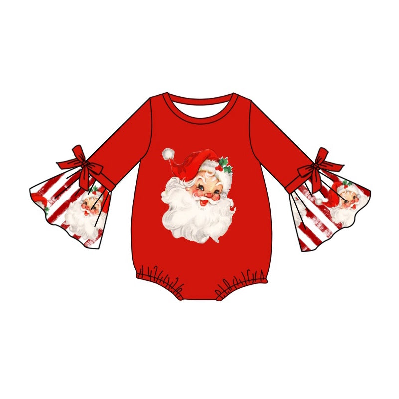 Pre-order LR1918 Baby girls Christmas santa romper ( Deadline September 25 )