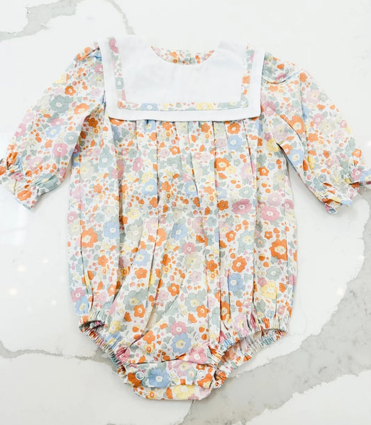 Pre-order LR1926 Baby girls floral romper ( Deadline September 27 )