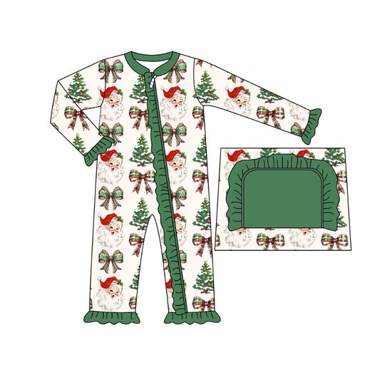 Pre-order LR1930 Baby girls Christmas zipper romper ( Deadline September 29 )