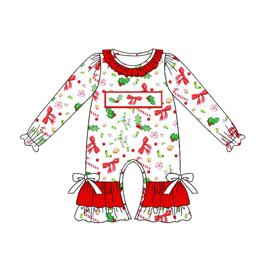 Pre-order LR1931 Baby girls Christmas romper ( Deadline September 29 )