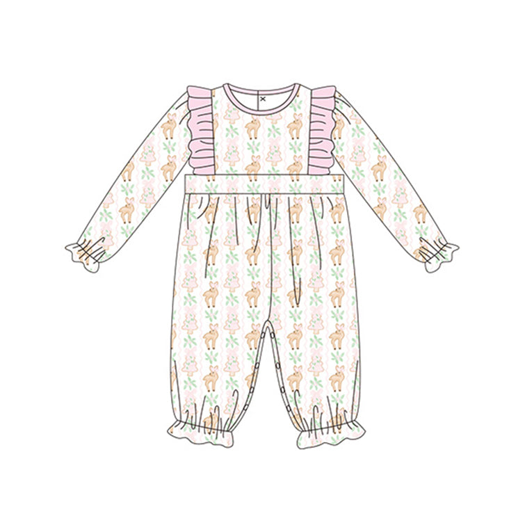 Pre-order LR1933 Baby girls Christmas romper ( Deadline September 29 )