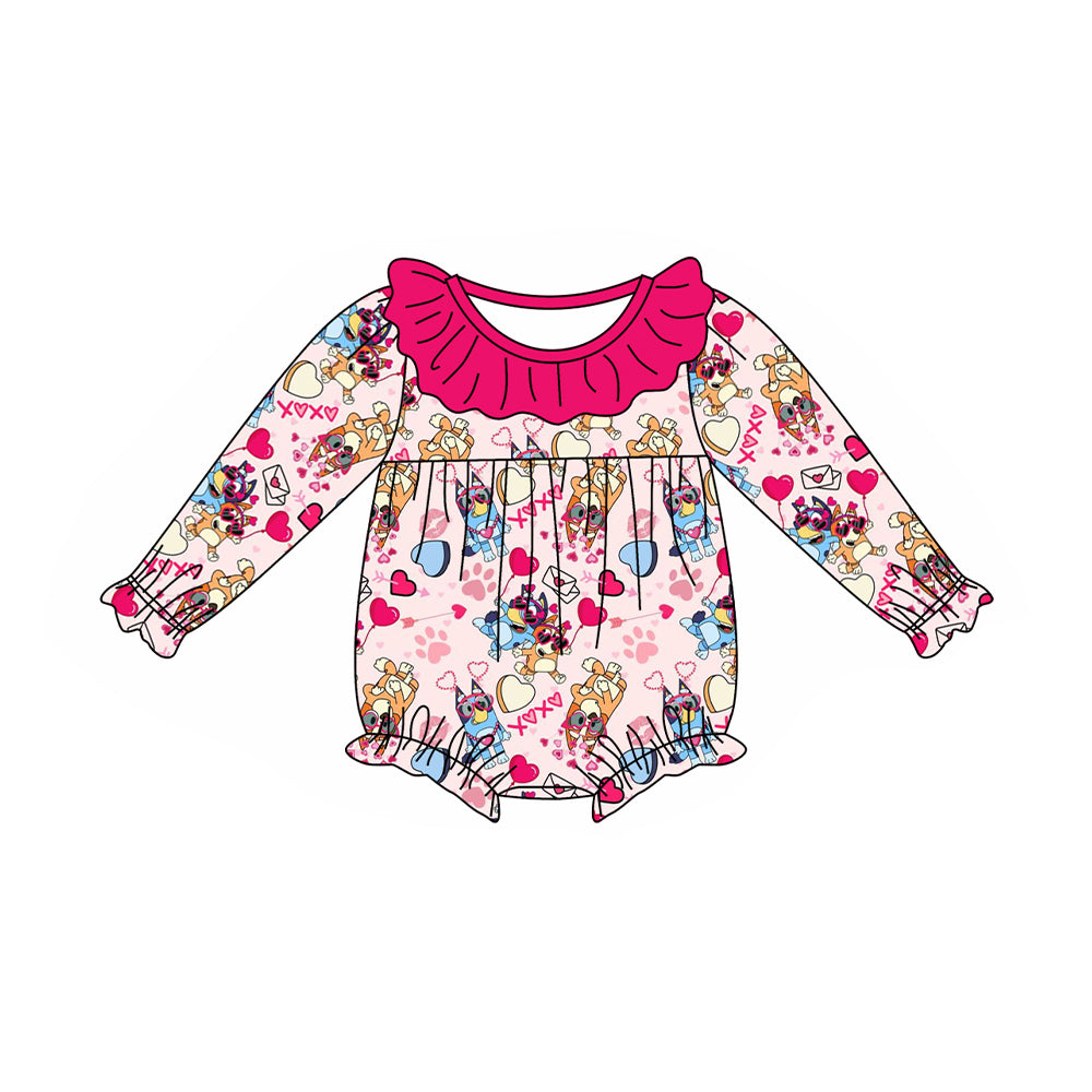 Pre-order LR1935 Baby girls Valentine romper ( Deadline September 29 )