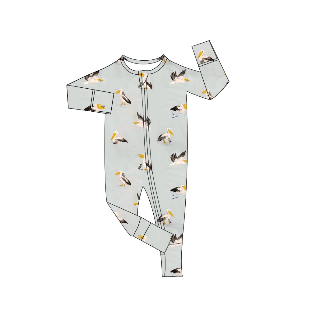 Pre-order LR1942 Baby boys duck zipper romper ( Deadline September 30 )