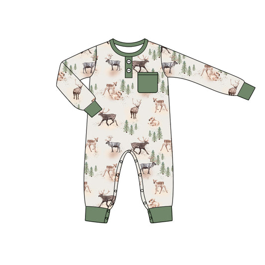 Pre-order LR1945 Baby boys Christmas romper ( Deadline September 30 )