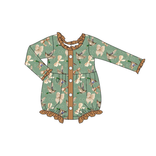 Pre-order LR1950 Baby girls duck romper ( Deadline Oct.1 )