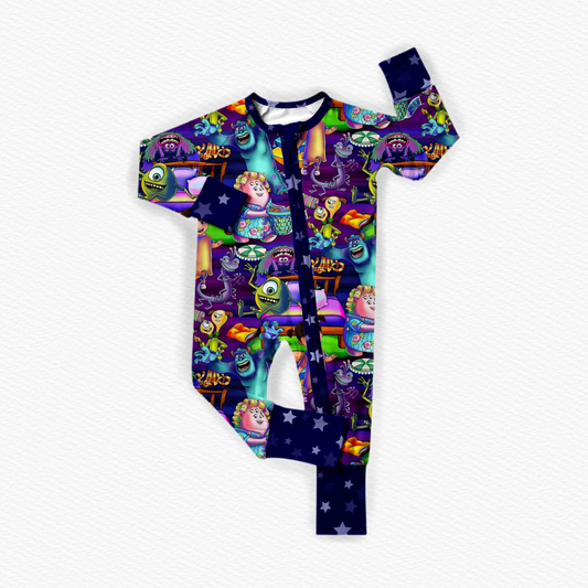 Pre-ordre LR2164 Baby moster zipper romper（Deadline Dec.12）