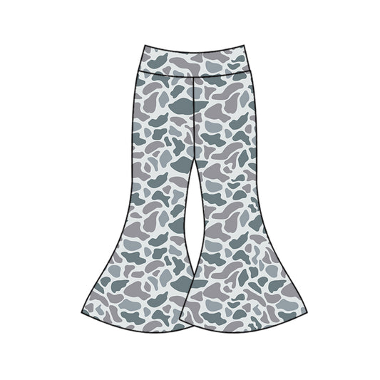 Pre-order P0591 Girls camo Bell Bottom Pants ( Deadline August 5 )