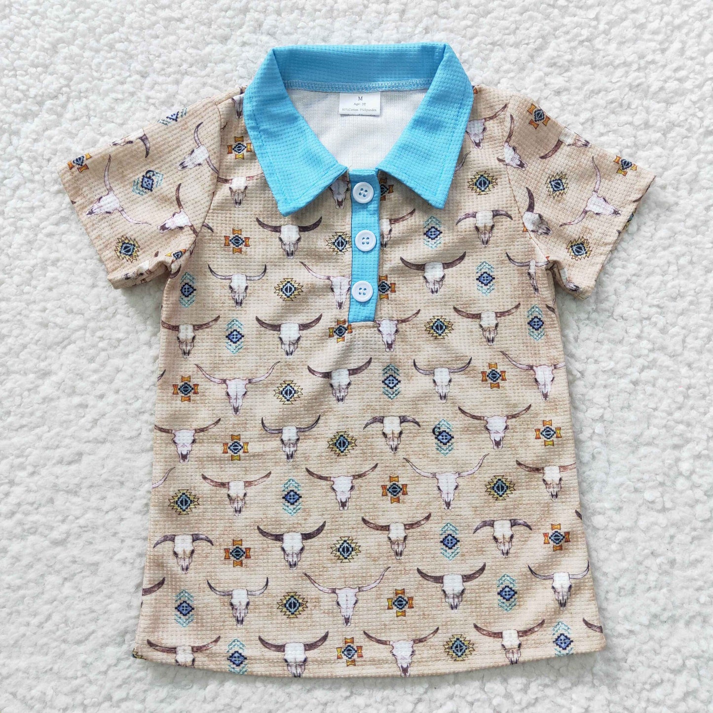 Boys Cow Top Shirt