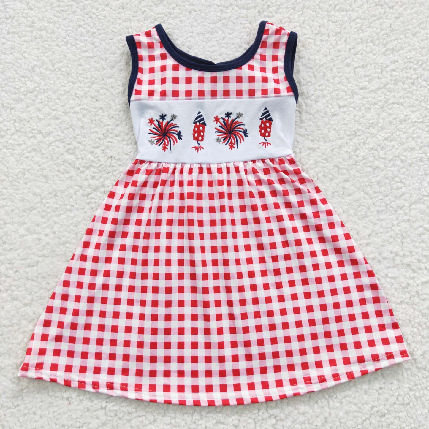 Girls July Fourth Pliad Dress