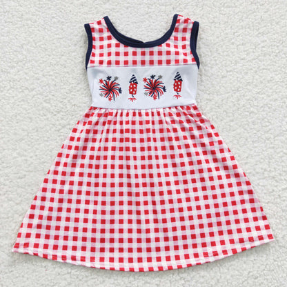 Girls July Fourth Pliad Dress