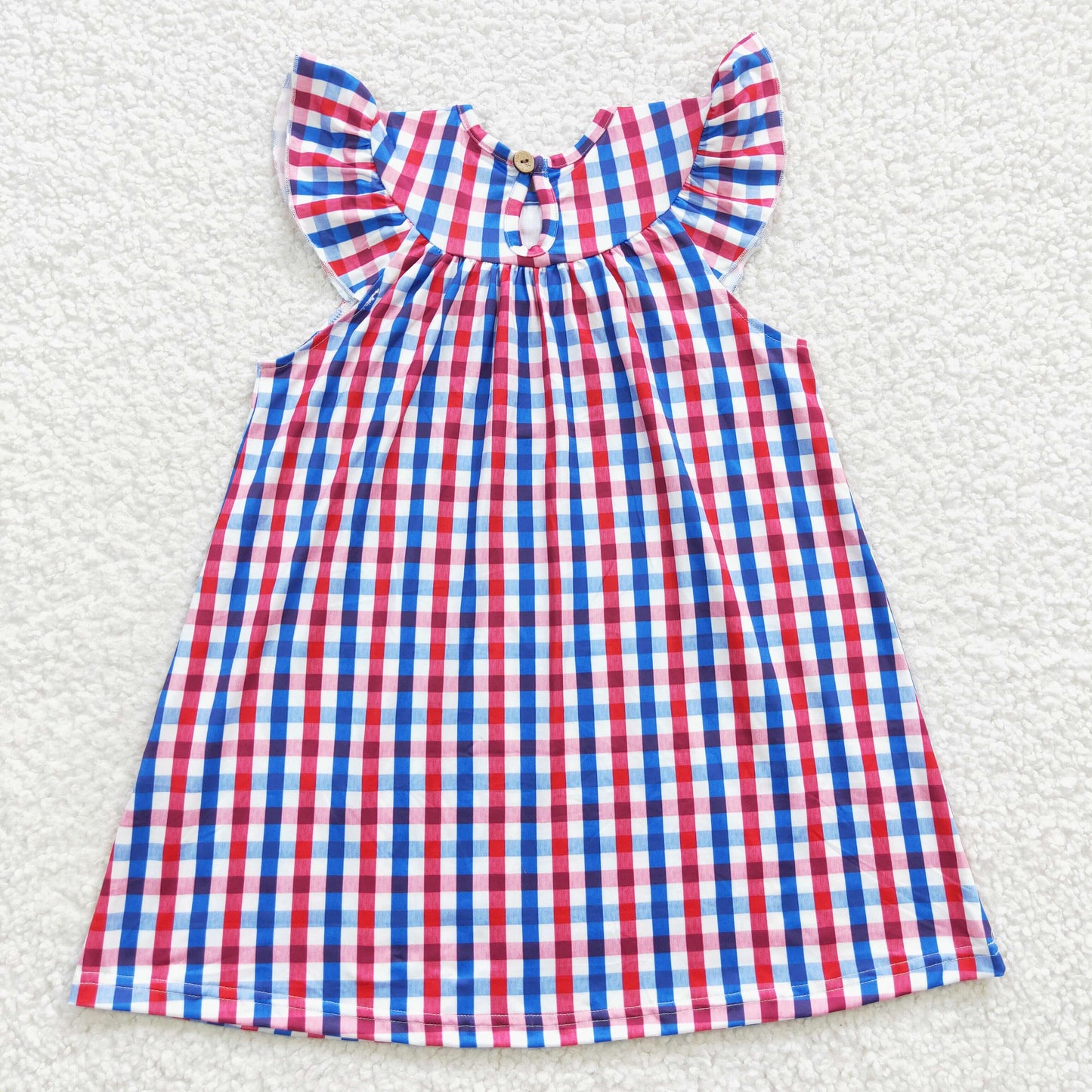 Girls July Fourth Flag Dress