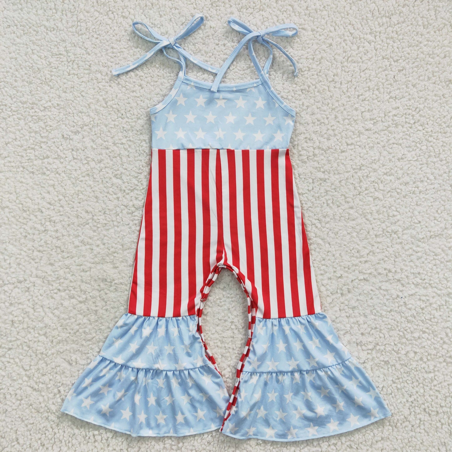 Girls Stars Summer Jumpsuit