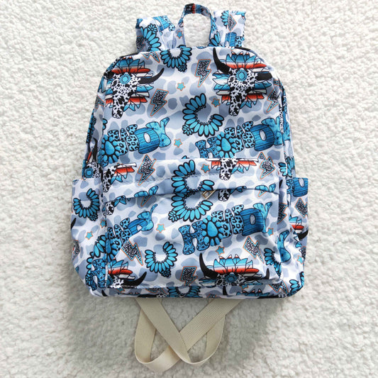 Turquoise Backpack  10 * 13.9 * 4 inches