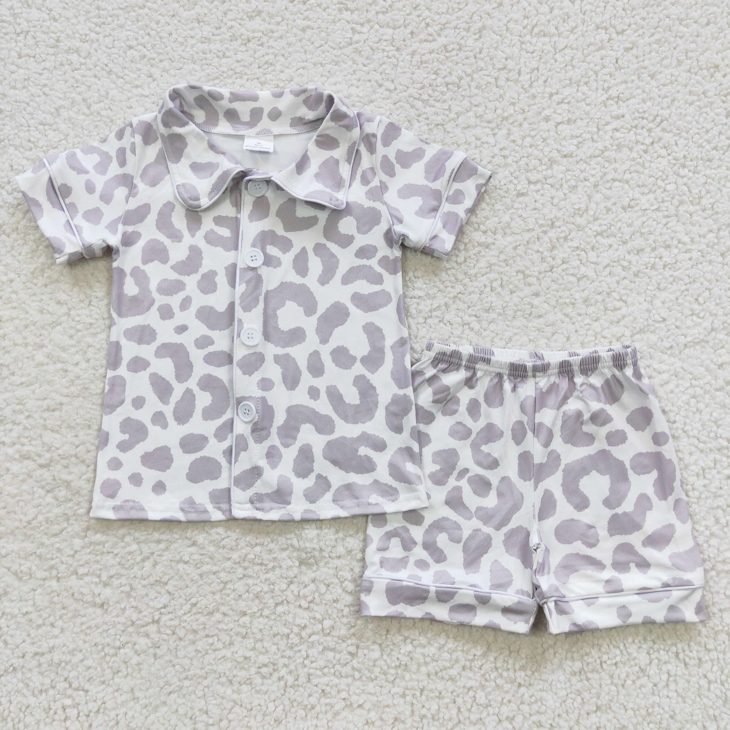 Boys Leopard Summer Pajamas