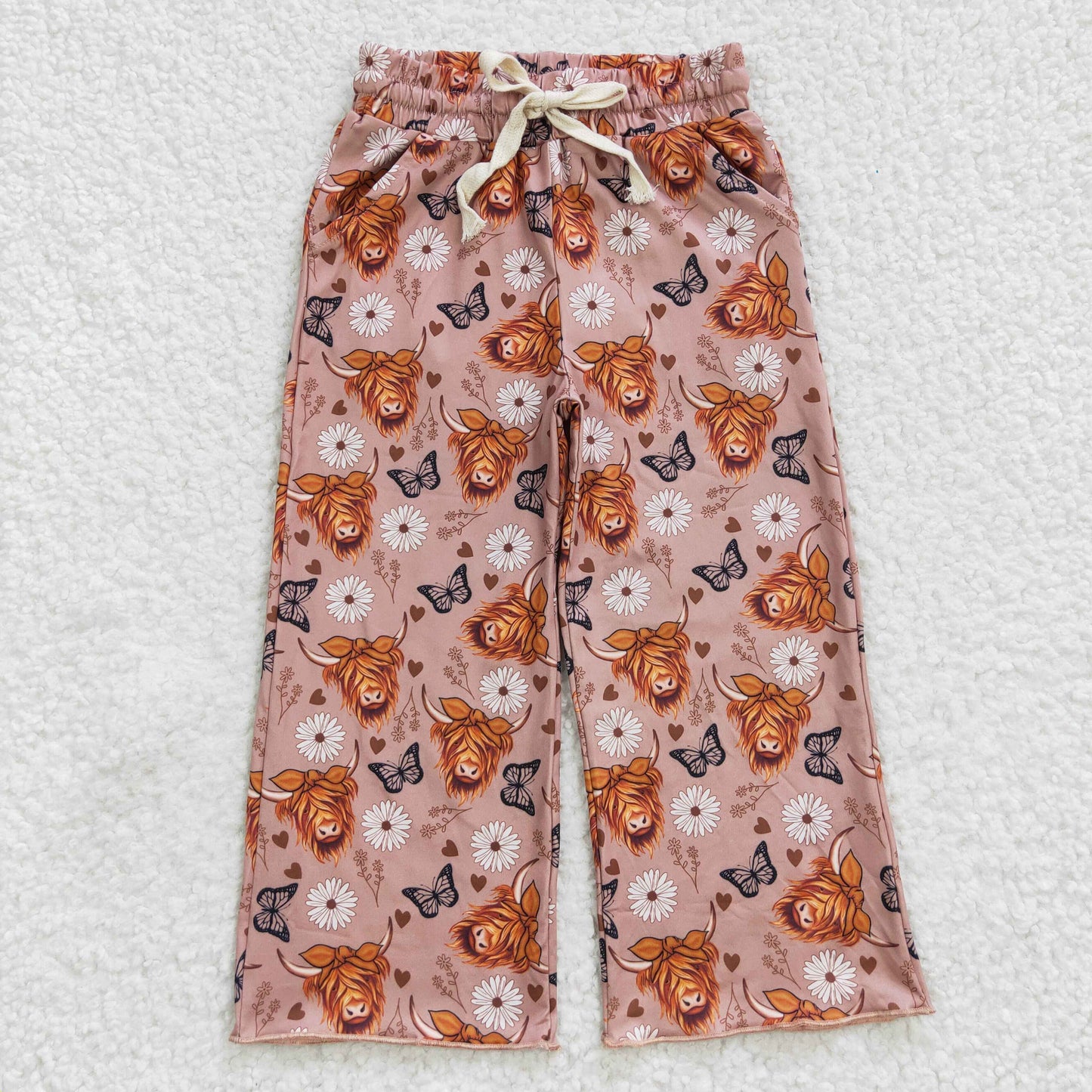 Girls Cow Wild Pants