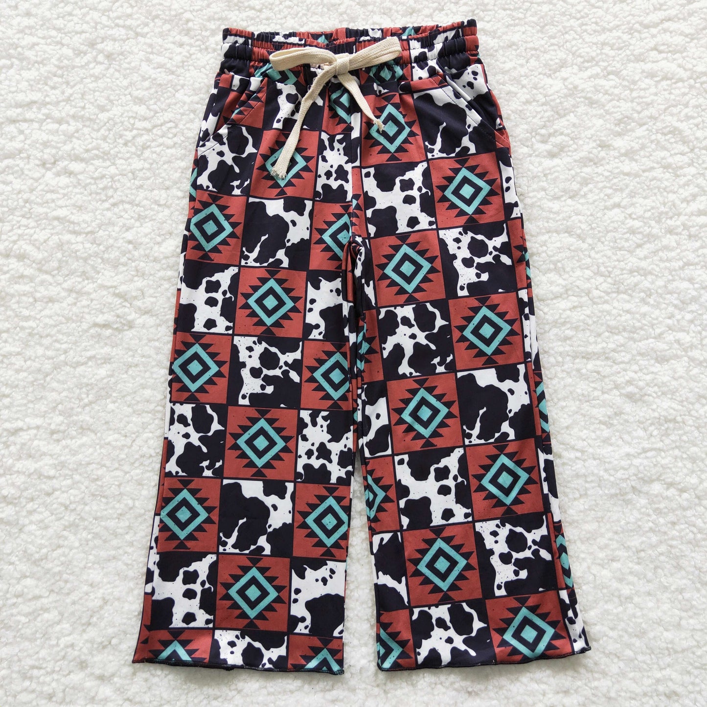 Girls Cow Wild Pants