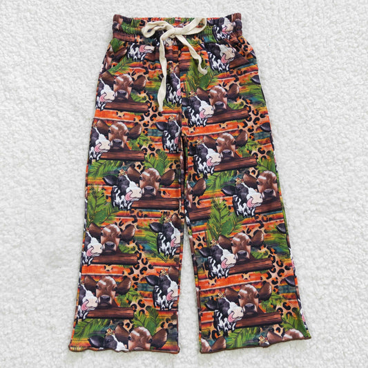 Girls Cow Wild Pants