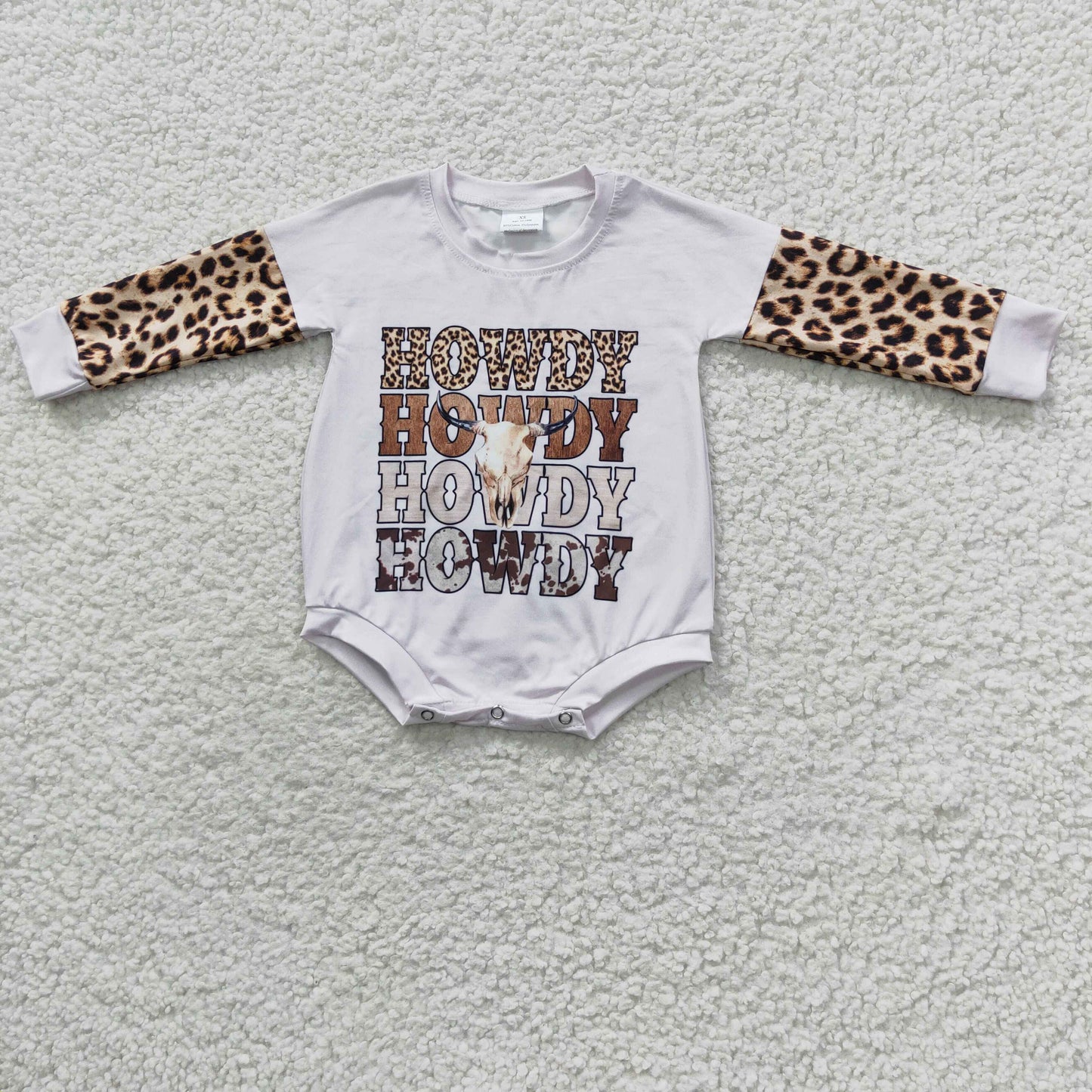 Baby Howdy Rompers Long Sleeves