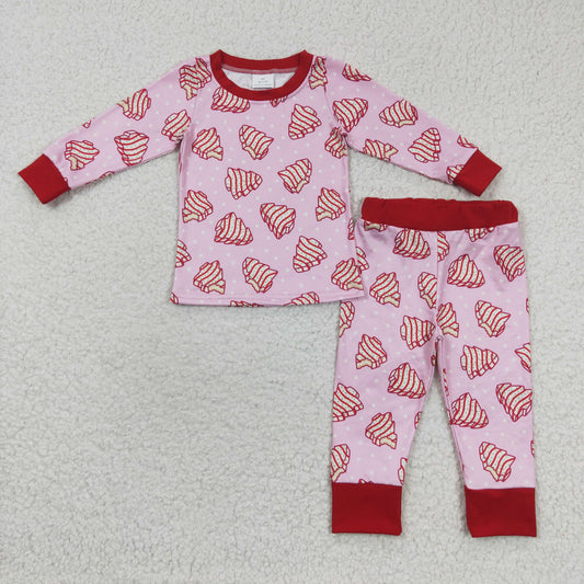 Girls Pink Pie Pajamas