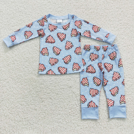 Boys Blue Pie Pajamas