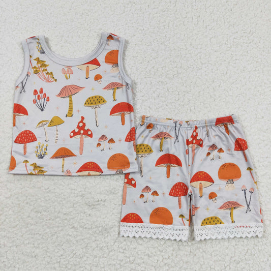 Girls Mushroom Summer Outfits