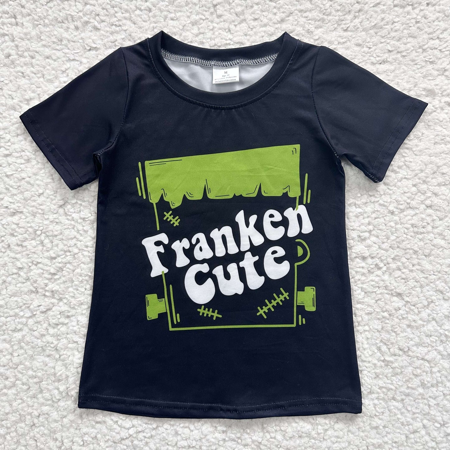 Boys Halloween Franken Cute Top Shirt