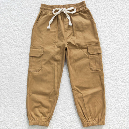 Boys Brown Cargo Pants